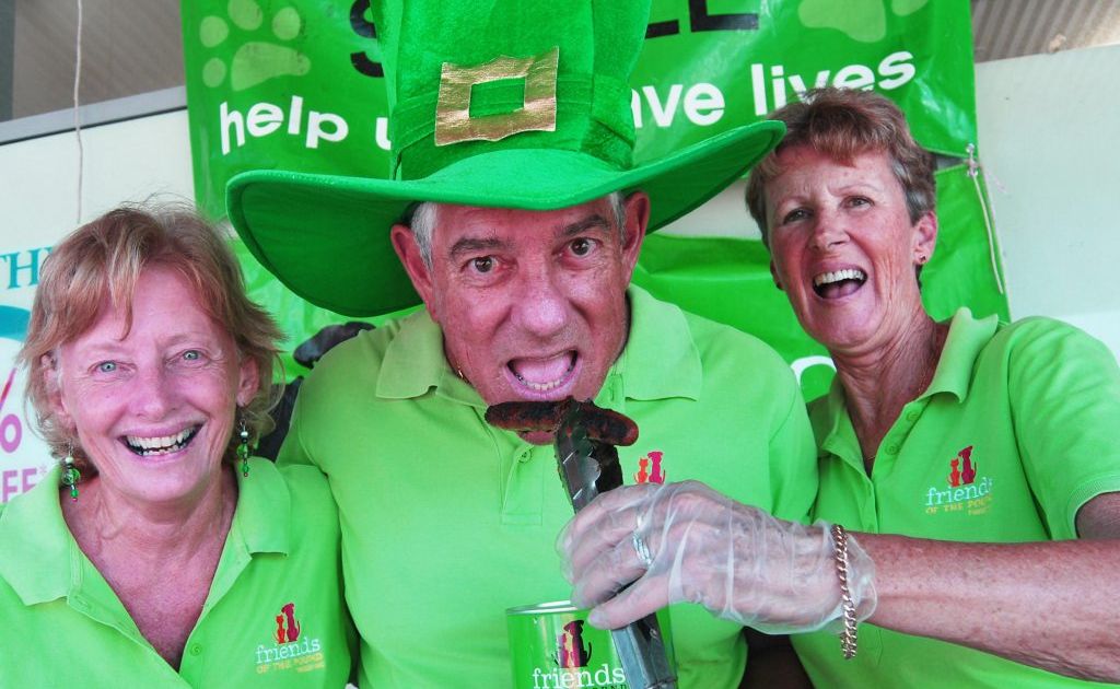 Friends of the Pound members Julie Eady, Jeff Trichter and Pat 